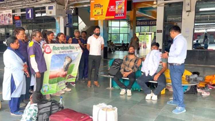 रेलवे ने चलाया ई-कचरा जागरूकता एवं संग्रह अभियान