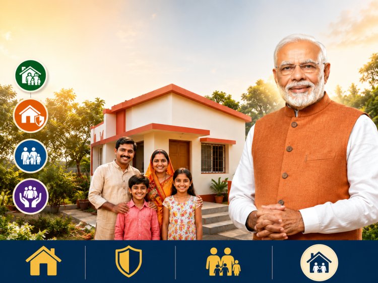 मोदी सरकार के 12 वर्ष: देश के कराेड़ाें लाेगाें के सपने हुए साकार, मिले 'पक्के आवास'