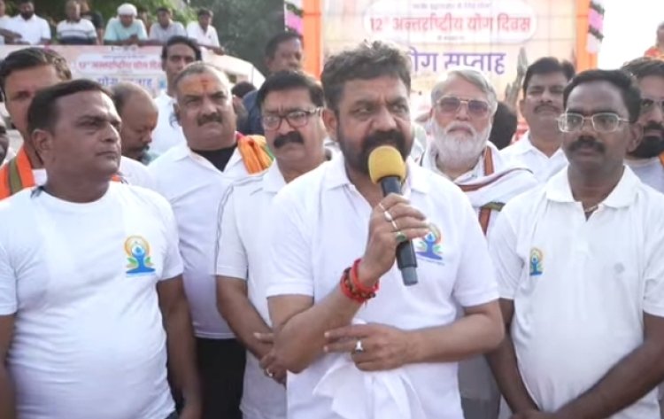देश योग करेगा तो स्वस्थ्य और निरोग रहेगा, भविष्य में यह देश विश्व गुरु बनेगा : डॉ दयाशंकर मिश्र