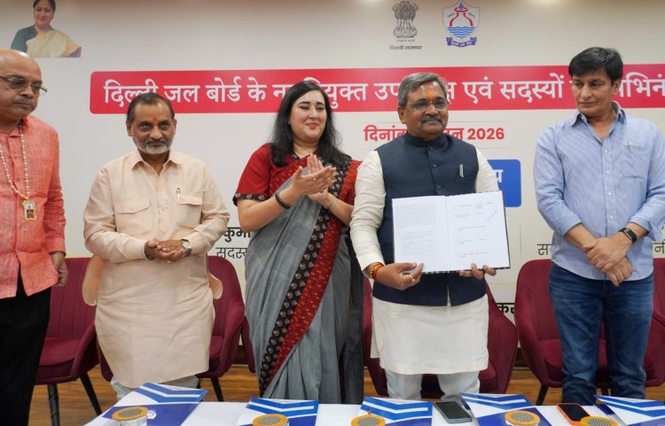 सतीश उपाध्याय ने दिल्ली जल बोर्ड के उपाध्यक्ष का पदभार संभाला, नए सदस्यों ने ली शपथ