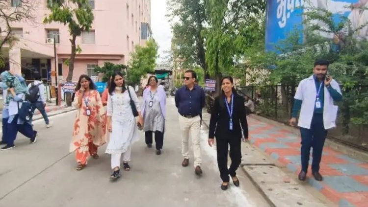 उज्जैनः एनक्यूएएस की टीम ने प्रारंभ किया निरीक्षण, गंदगी देख नाराज हुए सदस्य