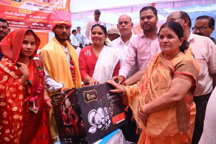 मुख्यमंत्री सामूहिक विवाह योजना के तहत 92 जोड़े विवाह बंधन में बंधे
