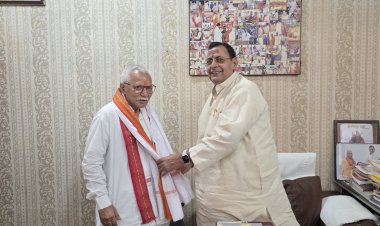 प्रांत संघचालक अंगराज ने मां विंध्यवासिनी के दरबार में टेका मत्था