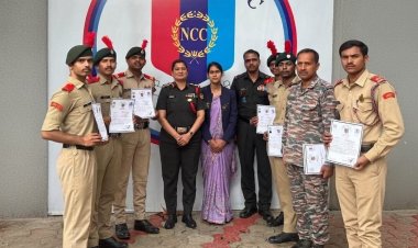 एनसीसी के 102 कैडेटों को मिला ‘सी’ प्रमाणपत्र, सशस्त्र बलों में करियर बनाने के लिए किया गया प्रेरित