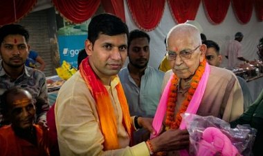 पनकी धाम स्टेशन के कायाकल्प की खुशी में जनसेवा की पहल : रवि बाजपेयी