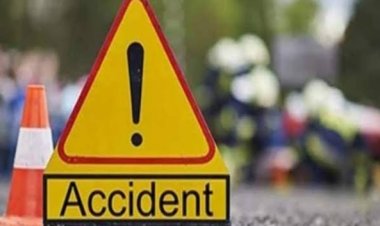 कंटेनर की टक्कर से बाइक सवार की मौत