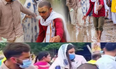 क्रिकेटर विराट काेहली ने पत्नी अनुष्का संग गुरु पूर्णिमा से पहले प्रेमानंद महाराज के दर्शन किए
