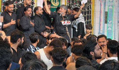 जौनपुर गंगा-जमुनी तहज़ीब की मिसाल बनी अंजुमन जाफ़रिया की कदीम शब्बेदारी