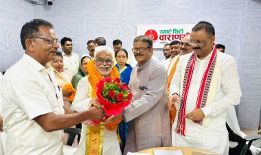 वाराणसी: भाजपा पार्षद नरसिंह दास चौथी बार निर्विरोध नगर निगम के उपसभापति निर्वाचित
