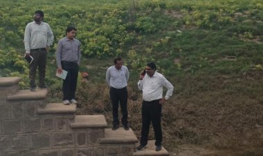मुख्य अभियंता ने किया अहरौरा बांध का निरीक्षण, 38 लाख से मेन कैनाल स्लुइस का होगा पुनर्निर्माण