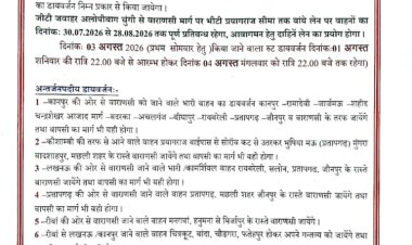 श्रावण मास में श्रद्धालुओं की सुविधा के लिए 30 जुलाई से लागू होगी नई यातायात व्यवस्था