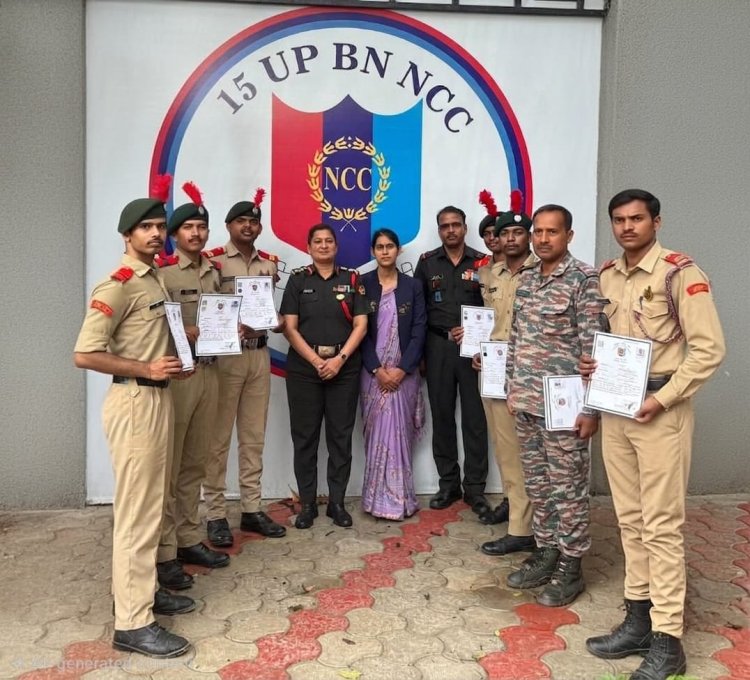 एनसीसी के 102 कैडेटों को मिला ‘सी’ प्रमाणपत्र, सशस्त्र बलों में करियर बनाने के लिए किया गया प्रेरित