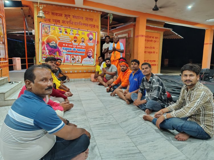 विट्ठलेश्वर महादेव मंदिर में श्रद्धा के साथ मनाया गया महंत राजू दास महाराज का जन्मोत्सव