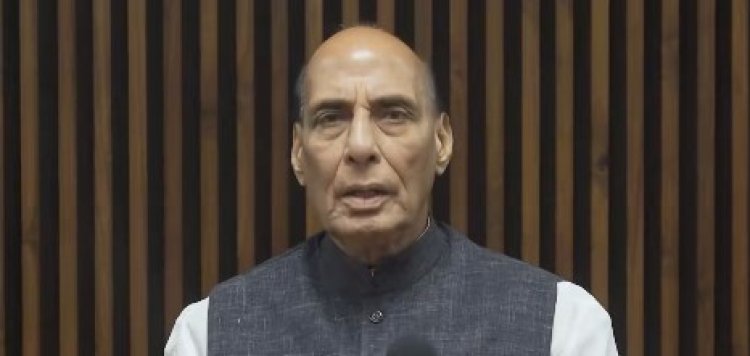 युवाओं को राजनीतिक औजार बना रहा विपक्ष, छात्र आकांक्षाओं को लेकर सरकार प्रतिबद्ध : राजनाथ सिंह
