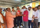 मीरजापुर: राज्य मंत्री हंसराज विश्वकर्मा ने टीबी मरीजों को दी पोषण पोटली