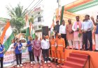 वाराणसी : एनडीआरएफ कर्मियों ने तिरंगा यात्रा में की उत्साहपूर्वक सहभागिता