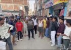 विद्युत निगम के विरोध में छीजारसी में प्रदर्शन, यातायात हुआ बाधित