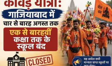 कावड़ यात्रा को लेकर गाजियाबाद में 12वीं तक के स्कूल बंद