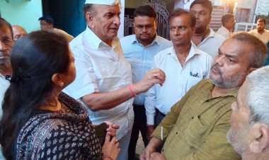 मर्चेंट नेवी अधिकारी सागर गुप्ता के परिजनों से मिले पवन गुप्ता