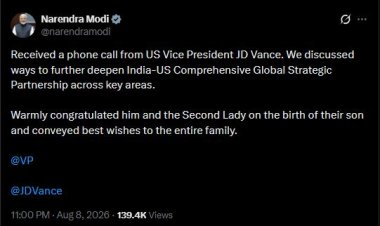 पीएम मोदी ने अमेरिकी उपराष्ट्रपति से की फोन पर बातचीत, भारत-अमेरिका संबंधों को और मजबूत करने पर जोर
