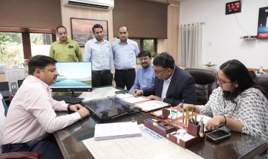 चुनार से सीमेंट ढुलाई के लिए डालमिया सीमेंट और उत्तर मध्य रेलवे में करार