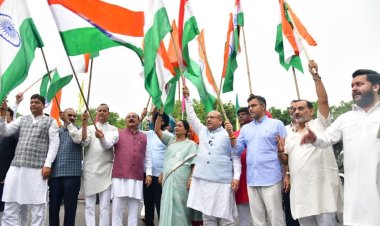 दिल्ली विधानसभा में तिरंगा यात्रा का आयोजन, विजेंद्र गुप्ता बोले- तिरंगा हमारे लोकतंत्र की जीवंत धड़कन