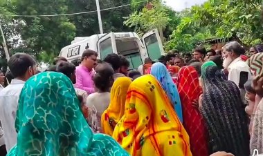 प्रतापगढ़ : प्रशासन के आश्वासन पर परिजनों ने 60 घंटे बाद किया मृतक का अंतिम संस्कार