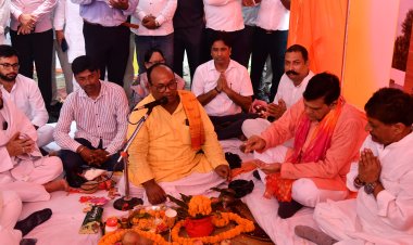 मऊ में 10 करोड़ से बनेगा आधुनिक नागरिक सुविधा केंद्र, नगर विकास एवं ऊर्जा मंत्री ने किया भूमिपूजन