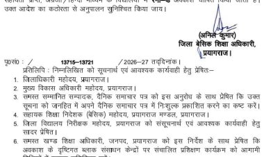 प्रयागराज में बारिश और जलभराव के चलते सभी स्कूल बंद, कक्षा 12 तक अवकाश