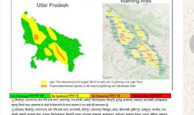 यूपी के प्रयागराज समेत कई जिलों में तेज बारिश का अलर्ट, गरज-चमक और आकाशीय बिजली का खतरा