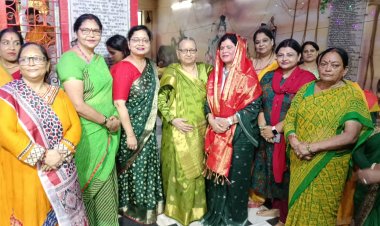 रामेश्वरम मंदिर में मातृ शक्ति ने श्रद्धा एवं भक्तिभाव के साथ किया रुद्राभिषेक