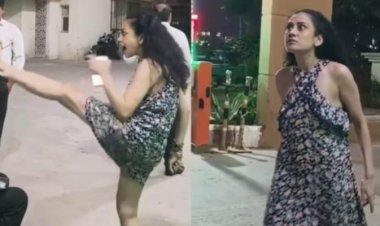 गार्ड से बदसलूकी करने वाली युवती गिरफ्तार, सोशल मीडिया पर वायरल हुई थी वीडियो