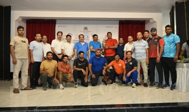 राष्ट्रीय खेल दिवस पर उत्तर मध्य रेलवे के 11 खिलाड़ी और प्रशिक्षक सम्मानित