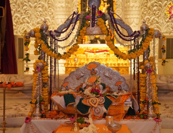 श्री राम जन्मभूमि में चांदी के झूले में विराजमान हुए रामलला, भाव-विभोर हुए श्रद्धालु