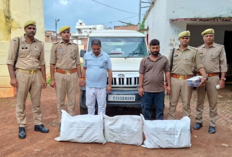 चोरी की बोलेरो की छत में बना रखा था ‘गांजे का तहखाना’, 40 किलो से अधिक मादक पदार्थ बरामद