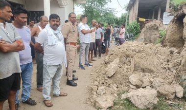 बारिश में भरभराकर गिरा कच्चा मकान, मलबे में दबकर डेढ़ साल के मासूम की मौत