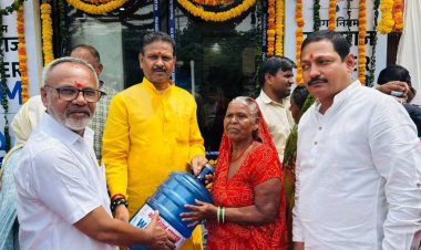 प्रयागराज में 200 घरों को मिलेगा रोज 20 लीटर शुद्ध पानी, भरद्वाजपुरम में वाटर एटीएम का लोकार्पण; महापौर बोले- स्वच्छ पेयजल प्राथमिकता