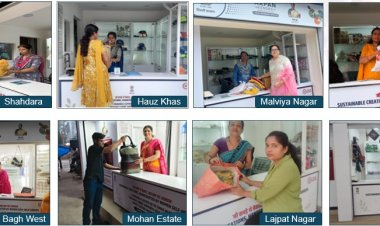 दिल्ली मेट्रो के अर्पण केंद्रों में 41 टन से अधिक पुराने कपड़े हुए जाम, 27 हजार के उत्पादों की हुई बिक्री