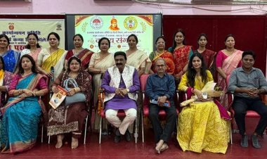 आर्य कन्या डिग्री कॉलेज में गूंजा हिंदी का गौरव, पंकज जायसवाल बोले- देश की आर्थिक और राजनीतिक व्यवस्था को प्रभावित करती है हिन्दी