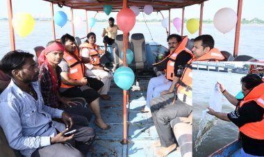 यमुना में छोड़ी गईं 50 हजार मछली फिंगरलिंग्स, गोकुल बैराज पर River Ranching कार्यक्रम; जलीय पारिस्थितिकी मजबूत करने की पहल