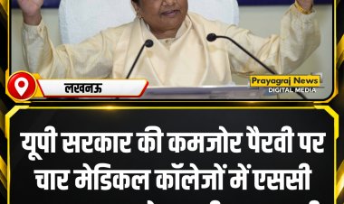 यूपी सरकार की कमजोर पैरवी पर चार मेडिकल कॉलेजों में एससी आरक्षण पर रोक लगी : मायावती