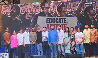 इंदौर में ‘छात्रों की गूंज’: राहुल गांधी ने छात्रों से किया संवाद, बोले—शिक्षा हर छात्र का अधिकार