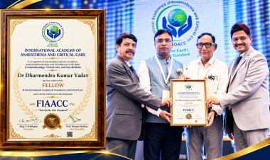 प्रयागराज के डॉक्टर धर्मेंद्र यादव की बड़ी उपलब्धि, इंटरनेशनल फेलोशिप से हुए सम्मानित