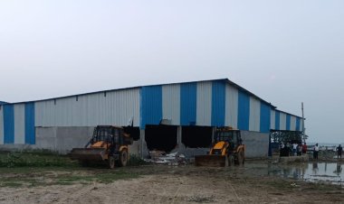 प्रयागराज में अवैध प्लाटिंग पर PDA का बुलडोजर, करीब 4 हजार वर्गमीटर जमीन कराई मुक्त