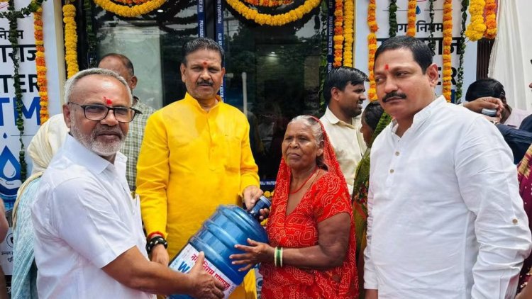प्रयागराज में 200 घरों को मिलेगा रोज 20 लीटर शुद्ध पानी, भरद्वाजपुरम में वाटर एटीएम का लोकार्पण; महापौर बोले- स्वच्छ पेयजल प्राथमिकता