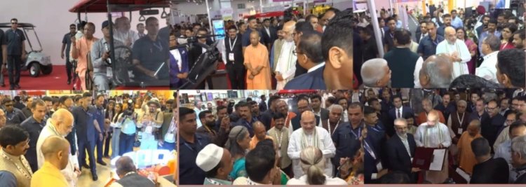 अमित शाह ने किया UP International Trade Show 2026 का शुभारंभ, 85 देशों के खरीदार होंगे शामिल