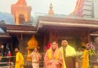 नवरात्रि के पहले दिन मां बगलामुखी के दरबार पहुंचे सुरेश रैना, परिवार संग लिया आशीर्वाद
