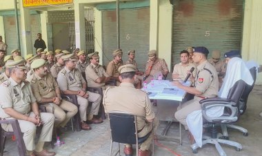 कानपुर में बिठूर नगर पंचायत अध्यक्ष पद के उपचुनाव के लिए पुलिस मुस्तैद, डीसीपी  ने दिए सुरक्षा के निर्देश