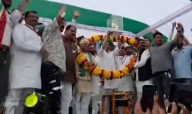 ब्रज में राष्ट्रीय लोक दल की सियासी जमीन मजबूत करने आगरा पहुंचे जयंत चौधरी, बाेले-ब्रज के लाल करेंगे मेरी लज्जा की रक्षा