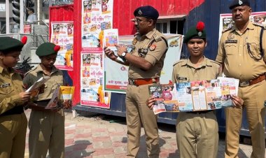 नारी शक्ति के सम्मान के साथ यातायात नियमों के प्रति जागरूक करना अभियान का उद्देश्य : डीसीपी